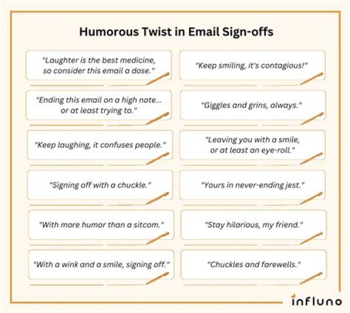 Injecting Humor: The Art of a Funny Sign-Off Email